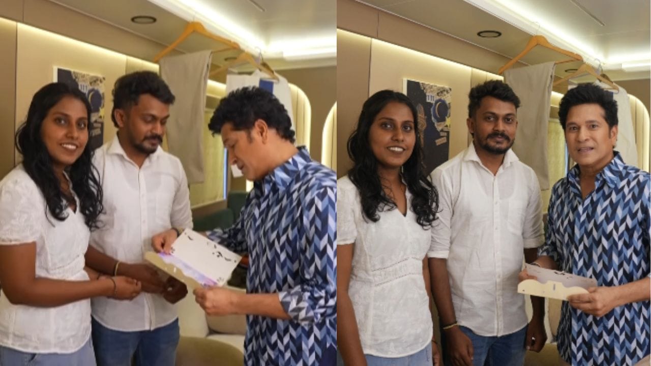 സച്ചിന്റെ കാരവാന്റെ അകത്ത് വെച്ചാണ് വിവാഹം ക്ഷണിച്ചത്. അദ്ദേഹത്തിന്റെ മാനേജര്മാരും എല്ലാവരും അവിടെ ഉണ്ടായിരുന്നു എന്നും പ്രബിന്. സച്ചിനെ മുമ്പും ഒരുപാട് തവണ കണ്ടിട്ടുണ്ട്. കഴിഞ്ഞ പത്ത് പതിനഞ്ച് വര്ഷമായി വി മിസ് യു സച്ചിന് എന്ന പേരില് ഒരു ഫേസ്ബുക്ക് പേജ് നടത്തുന്നുണ്ട്. അതില് സച്ചിന്റേതായ എല്ലാ വിവരങ്ങളും തങ്ങള് പങ്കുവെക്കാറുണ്ട്, അങ്ങനെയൊരു ബന്ധം അദ്ദേഹവുമായി ഉണ്ടെന്നും പ്രബിന്.