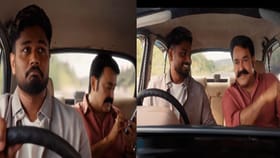 ഡ്രൈവര്‍ സീറ്റില്‍ സഞ്ജു സാംസണ്‍; ബാക്ക് സീറ്റില്‍ ലാലേട്ടന്‍
