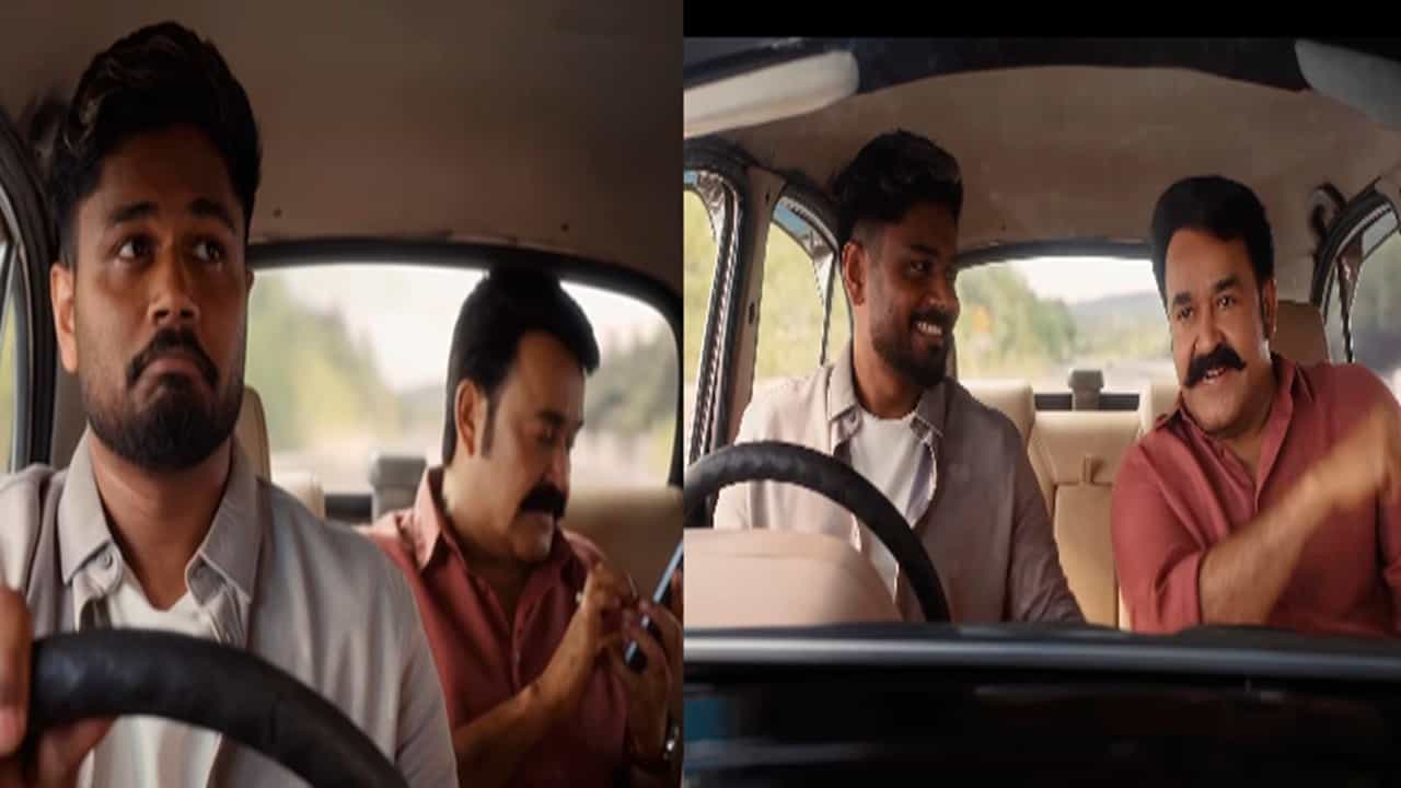 Sanju Samson-Mohanlal: ഡ്രൈവര്‍ സീറ്റില്‍ സഞ്ജു സാംസണ്‍; ബാക്ക് സീറ്റില്‍ ലാലേട്ടന്‍; വൈറല്‍ ഫോട്ടോയുടെ രഹസ്യം പുറത്ത്‌