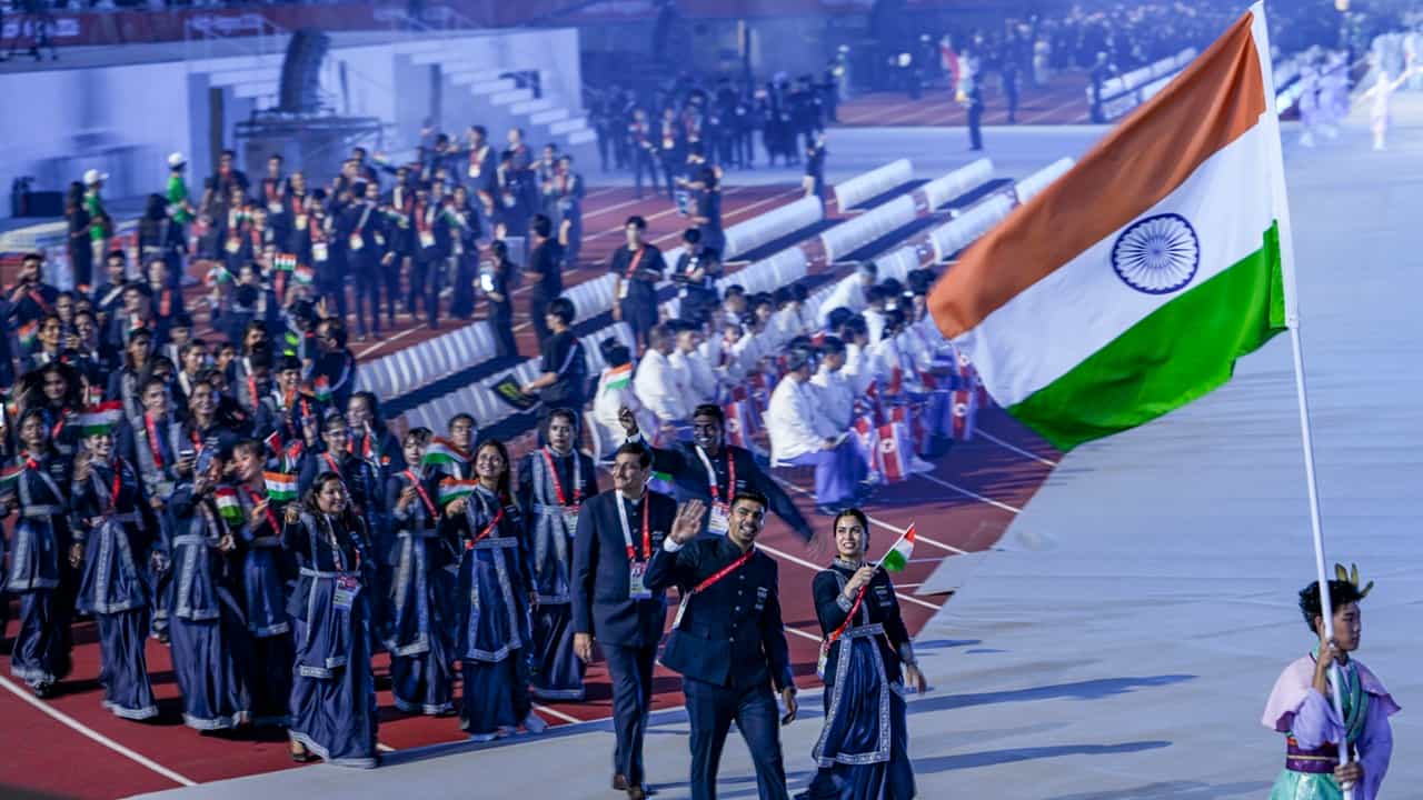 Asian Games 2026: മെഡല് പ്രതീക്ഷയുമായി ഇന്ത്യ; ക്രിക്കറ്റിലും ഹോക്കിയിലുമടക്കം പോരാട്ടങ്ങള്; നാളെ ആവേശമേറും Asian Games 2026: മെഡല് പ്രതീക്ഷയുമായി ഇന്ത്യ; ക്രിക്കറ്റിലും ഹോക്കിയിലുമടക്കം പോരാട്ടങ്ങള്; നാളെ ആവേശമേറും