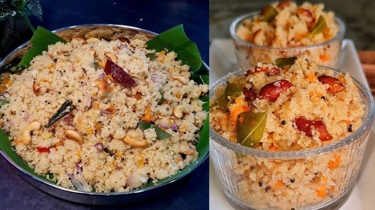 ആവശ്യമായ ചേരുവകൾ: 1 കപ്പ് റവ, വെള്ളം, ക്യാരറ്റ്, പച്ചമുളക്, കറിവേപ്പില, നെയ്യ്, വെളിച്ചെണ്ണ, ഇഞ്ചി, സവാള, കടുക്, വറ്റൽമുളക്, ഉപ്പ്, പാൽ എന്നിവയാണ് നല്ല ടേസ്റ്റി ഉപ്പുമാവ് തയ്യാറാക്കാൻ ആവശ്യമായ ചേരുവകൾ. ഒരു കപ്പ് റവയ്ക്ക് സാധാരണയായി 2.5 മുതൽ 3 കപ്പ് വരെ വെള്ളമാണ് എടുക്കാറുള്ളത്. വെള്ളം കൂടിപോകാതെ സൂക്ഷിക്കണം.