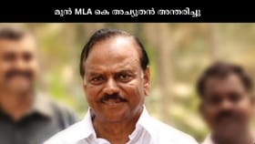 ചിറ്റൂർ മുൻ എംഎൽഎയും കോൺഗ്രസ് നേതാവുമായ കെ അച്യൂതൻ അന്തരിച്ചു