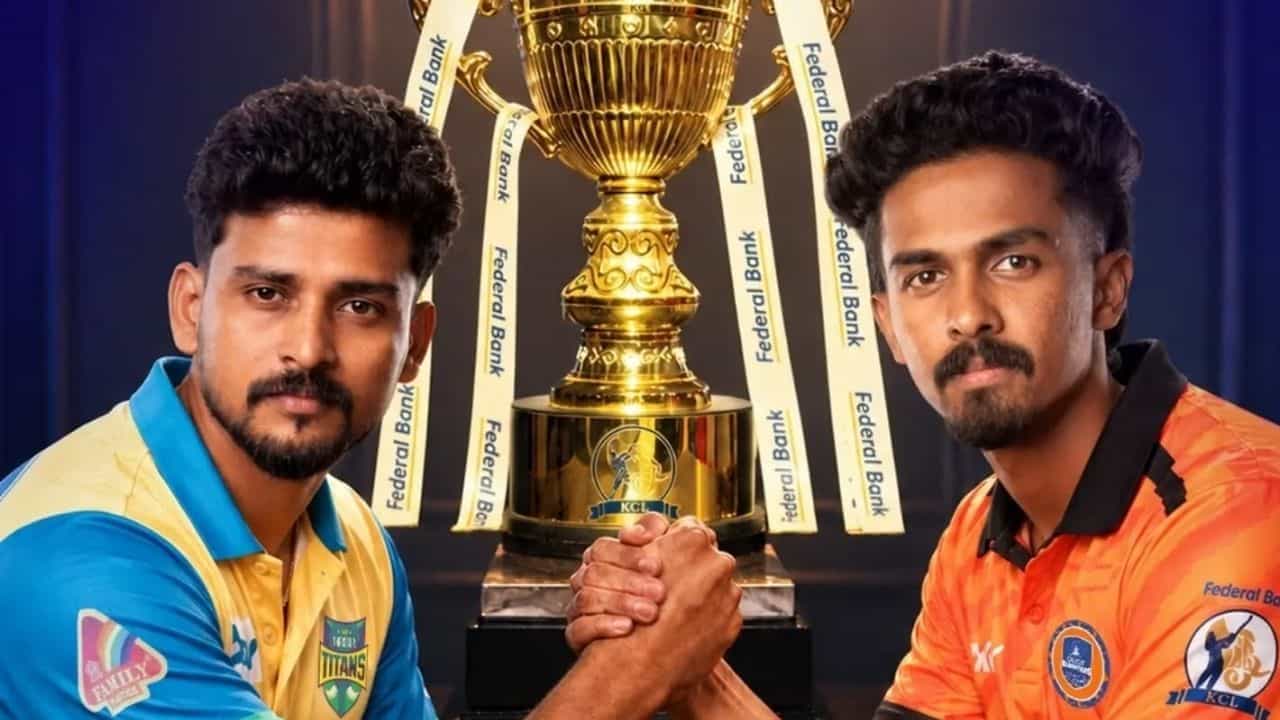 KCL 2026 : കിരീടം ആര് ഉയർത്തും? തൃശൂരും കാലിക്കറ്റും നേർക്കുനേർ; കെസിഎൽ ഫൈനൽ എപ്പോൾ, എവിടെ കാണാം? KCL 2026 : കിരീടം ആര് ഉയർത്തും? തൃശൂരും കാലിക്കറ്റും നേർക്കുനേർ; കെസിഎൽ ഫൈനൽ എപ്പോൾ, എവിടെ കാണാം?