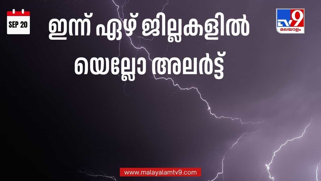 Kerala Rain Alert: ഒന്നും രണ്ടുമല്ല, എഴു ജില്ലകളില് യെല്ലോ അലര്ട്ട്! തകര്പ്പന് മഴ വരുന്നുണ്ട് Kerala Rain Alert: ഒന്നും രണ്ടുമല്ല, എഴു ജില്ലകളില് യെല്ലോ അലര്ട്ട്! തകര്പ്പന് മഴ വരുന്നുണ്ട്