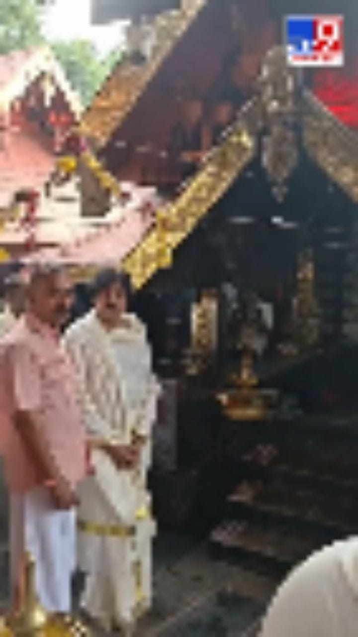 പവൻ കല്യാൺ ചെട്ടികുളങ്ങര ക്ഷേത്ര ദർശനം നടത്തുന്നു