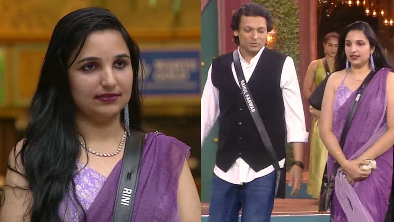 Bigg Boss Malayalam Season 8 :  എന്തിനാണ് ഇങ്ങോട്ട് വന്നതെന്ന് മോഹൻലാൽ, റിനി ആൻ ജോർജ്ജ് ​ഹൗസിൽ നിന്ന് പുറത്ത്