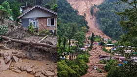 കനത്ത മഴക്കൊപ്പം ഉരുൾപൊട്ടലും, സിക്കിമിൽ മുപ്പതോളം വീടുകൾ