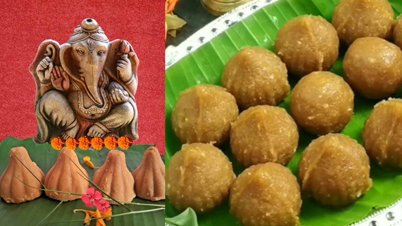 വിനായക ചതുർത്ഥി ദിനത്തിൽ ഭഗവാൻ ഗണപതിക്ക് ഇഷ്ടമുള്ള സാധനങ്ങൾ നിവേദ്യമായി നൽകുന്നത് അദ്ദേഹത്തെ പ്രീതിപ്പെടുത്താൻ സഹായിക്കും. അവയിൽ പ്രധാനമാണ് പിടിക്കൊഴുക്കട്ടെ. അത് എളുപ്പത്തിൽ എങ്ങനെ തയ്യാറാക്കാം എന്ന് നോക്കാം.(IMAGE CREDIT SOURCE: Getty Images/SOCIAL MEDIA SCREEN GRAB)