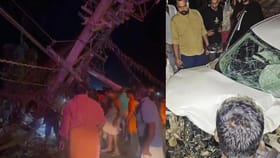 കാർ ബൈക്കിലിടിച്ച് കുട്ടി ഉൾപ്പെടെ മൂന്നുപേർ മരിച്ചു