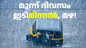 ഇന്നും നാളെയും മറ്റന്നാളും ഇടിമിന്നൽ, മഴ; യെല്ലോ അ‌ലർട്ട്!