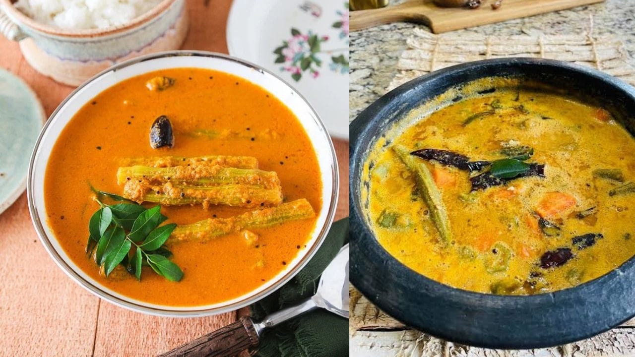 തക്കാളി ഒന്ന് വെന്ത് വരുമ്പോൾ നേർത്ത തേങ്ങാപ്പാൽ ഒഴിച്ച്, തിളച്ചുവരുന്നത് വരെ തവികൊണ്ട് സാവധാനം ഇളക്കുക. സാവധാനം ഇളക്കുന്നത് തേങ്ങാപ്പാൽ പിരിഞ്ഞുപോകാതിരിക്കാൻ സഹായിക്കും. കറി തിളച്ച് അല്പം കുറുകി വരുമ്പോൾ, അതിലേക്ക് കട്ടിയുള്ള തേങ്ങപ്പാൽ ചേർത്തുകൊടുക്കുക. വീണ്ടും സാവധാനം ഇളക്കി യോജിപ്പിച്ച് തിളപ്പിക്കുക. തിളച്ചു തുടങ്ങുമ്പോൾ തന്നെ തീ അണയ്ക്കുക. അധികം തിളപ്പിച്ചാൽ കറിയുടെ ടെക്സച്ചർ മാറും.