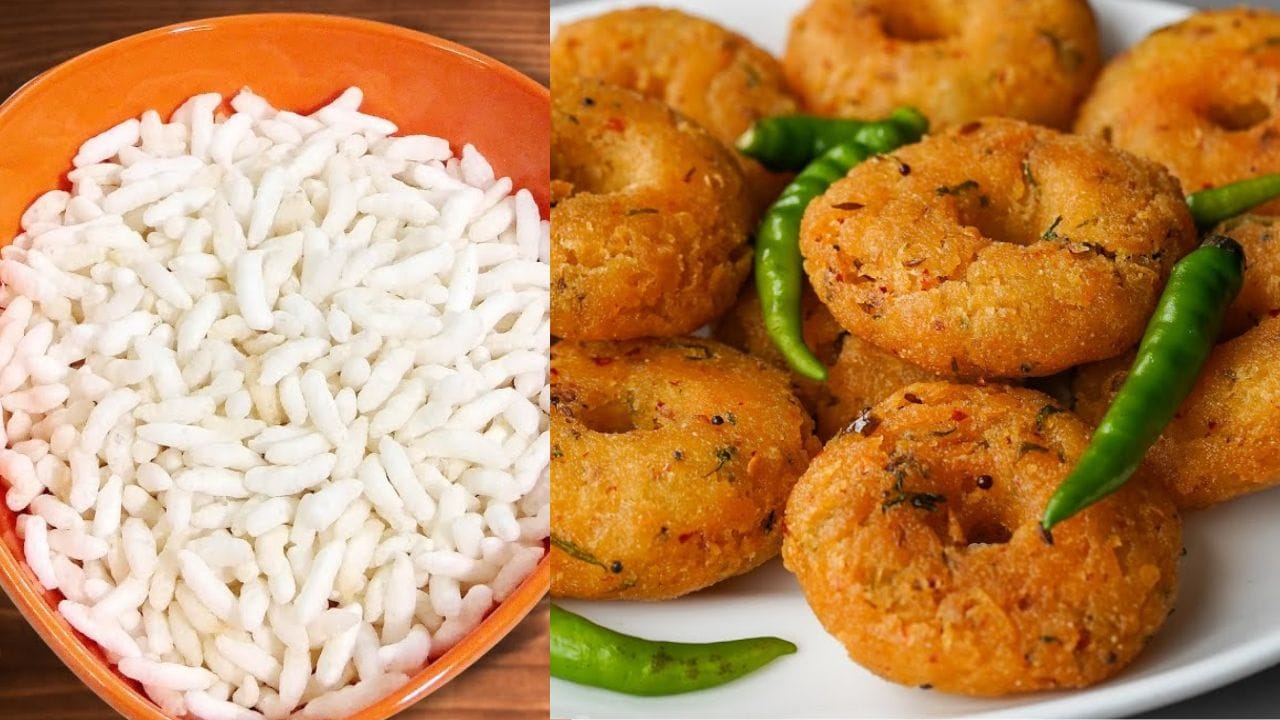 ആയുധപൂജ കഴിഞ്ഞ് ഒരു വീട്ടിൽ എപ്പോഴും ബാക്കിയാകുന്ന ഒന്നാണ് പൊരിയുടെ പാക്കറ്റുകൾ. ആഴ്ചകളോളം അത് ആരും കഴിക്കാതെ കിടന്നു അവസാനം പുറത്തേക്ക് വലിച്ചെറിയുന്ന ഒന്നാണ് ഈ പൊരി. ഈ വർഷവും നമുക്ക് ആ തെറ്റ് ആവർത്തിക്കാതെ ആ ഭക്ഷ്യവസ്തുവിനെ ഉപകാരപ്രദമാകുന്ന ഒരു നല്ല പലഹാരമാക്കി മാറ്റാം. ബാക്കി വന്ന പൊരി ഉപയോഗിച്ച് മൃദുവും ക്രിസ്പിയുമായ വട ഉണ്ടാക്കുന്നതെങ്ങനെയെന്ന് നമുക്ക് നോക്കാം.(IMAGE CREDIT SOURCE:TV9 NETWORK)