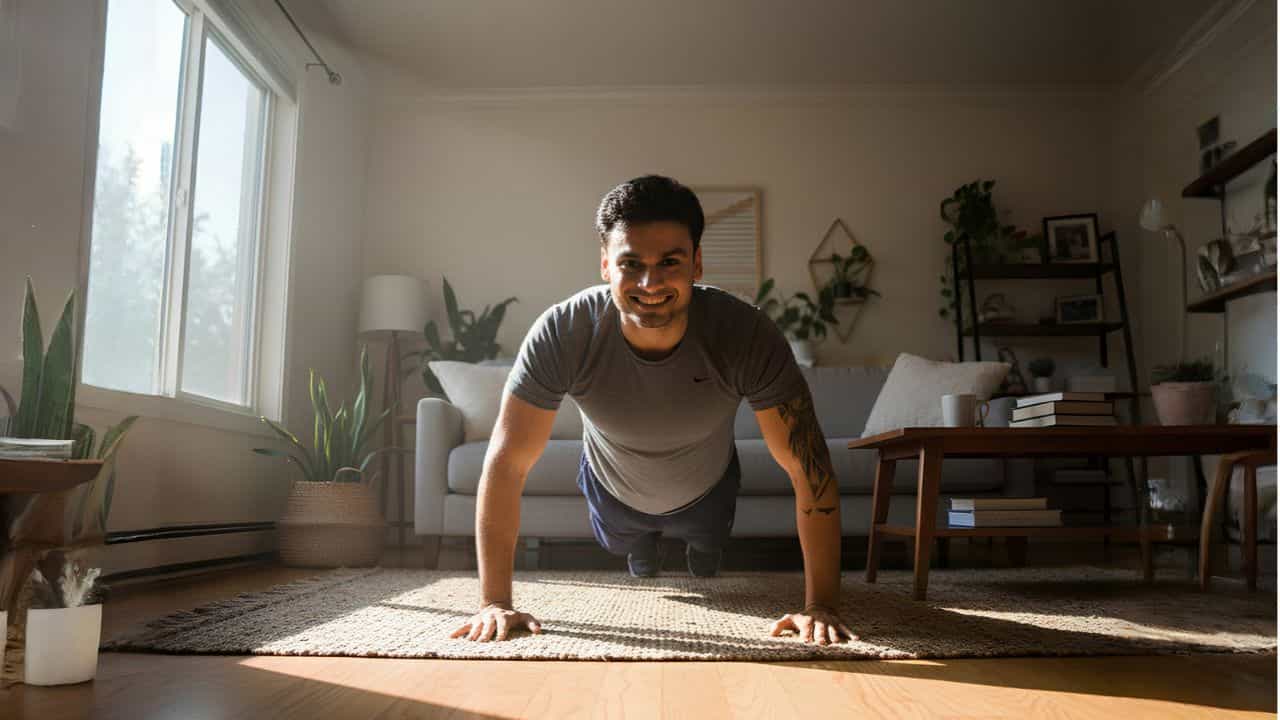 Fitness Guide: ജിമ്മിൽ പോകാൻ സമയമില്ലേ? യാതൊരു ഉപകരണങ്ങളിമില്ലാതെ വീട്ടിൽ തന്നെ ചെയ്യാം ഈ വ്യായാമങ്ങൾ Fitness Guide: ജിമ്മിൽ പോകാൻ സമയമില്ലേ? യാതൊരു ഉപകരണങ്ങളിമില്ലാതെ വീട്ടിൽ തന്നെ ചെയ്യാം ഈ വ്യായാമങ്ങൾ
