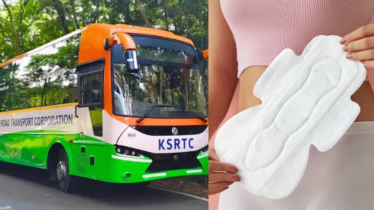 Sanitary Napkins At KSRTC Stand: കെഎസ്ആർടിസി ബസ് സ്റ്റാൻഡുകളിൽ ഇനി സാനിറ്ററി നാപ്കിനുകളും ലഭിക്കും