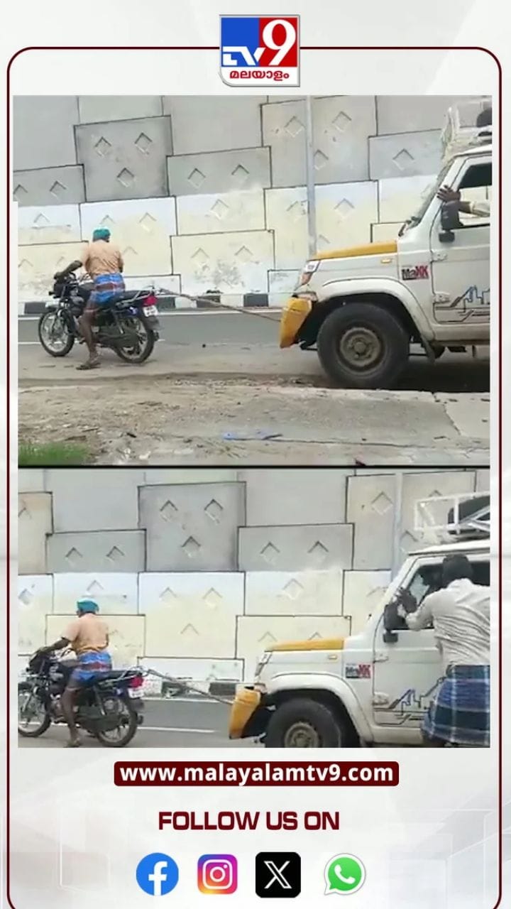 പിക്കപ്പിനെ വരെ വലിച്ചു കയറ്റുന്ന സ്പ്ലെണ്ടർ