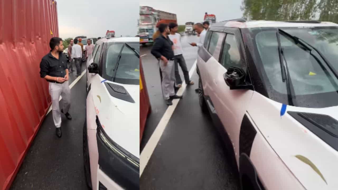 Tata Sierra: മുകളിൽ കണ്ടെയ്നർ വീണിട്ടും ടാറ്റ സിയറയ്ക്ക് പറ്റിയത് ചെറിയൊരു പോറൽ മാത്രം-വീഡിയോ Tata Sierra: മുകളിൽ കണ്ടെയ്നർ വീണിട്ടും ടാറ്റ സിയറയ്ക്ക് പറ്റിയത് ചെറിയൊരു പോറൽ മാത്രം-വീഡിയോ