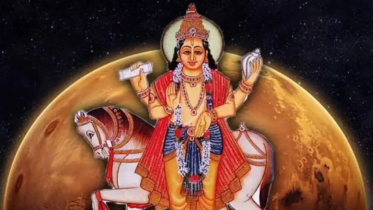 നവഗ്രഹങ്ങളിൽ ഏറ്റവും സ്വാധീനമുള്ള ഗ്രഹങ്ങളിൽ ഒന്നാണ് ശുക്രൻ. ജ്യോതിഷത്തിൽ സമ്പത്ത്, സമൃദ്ധി, ആഡംബരം ദാമ്പത്യജീവിതം എന്നിവയെ പ്രതിനിധീകരിക്കുന്ന ഗ്രഹമായാണ് ശുക്രനെ കണക്കാക്കുന്നത്. അതിനാൽ ശുക്രൻ്റെ സംക്രമത്തിൽ ഉണ്ടാകുന്ന മാറ്റങ്ങൾ ജ്യോതിഷത്തിൽ വളരെ പ്രധാനപ്പെട്ടതായി കണക്കാക്കുന്നു. ഒരു ഗ്രഹം സൂര്യനോട് വളരെ അടുത്ത് വരുമ്പോൾ അത് അസ്തമന അവസ്ഥയിൽ എത്തുന്നു ജ്യോതിഷത്തിൽ ഈ അവസ്ഥയെ ഗ്രഹഅസ്തമനം എന്നാണ് വിളിക്കുന്നത്.(IMAGE CREDIT SOURCE:TV9 NETWORK)