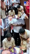 ആന്ധ്ര പ്രദേശിലെ ക്ഷേത്രത്തിൽ പൂജ നടത്തി വിജയ്...