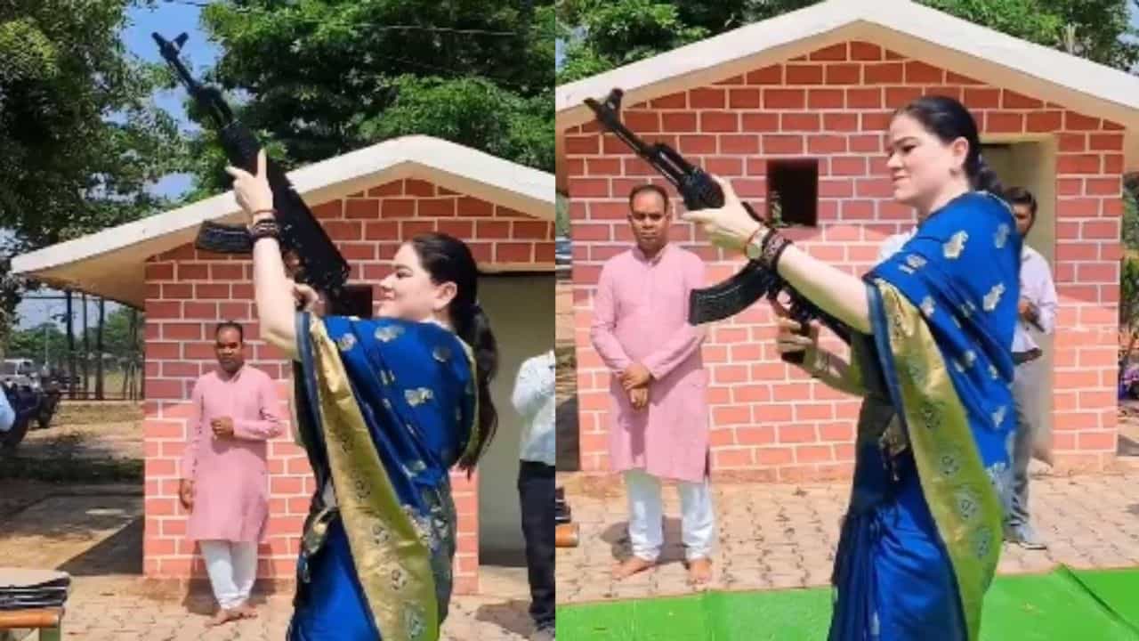 Viral Video: ആയുധപൂജയ്ക്കിടെ എ.കെ-47ൽ നിന്ന് ആകാശത്തേക്ക് വെടിയുതിർത്ത് വനിതാ ഐ.പി.എസ് ഉദ്യോഗസ്ഥ; രൂക്ഷ വിമർശനം Viral Video: ആയുധപൂജയ്ക്കിടെ എ.കെ-47ൽ നിന്ന് ആകാശത്തേക്ക് വെടിയുതിർത്ത് വനിതാ ഐ.പി.എസ് ഉദ്യോഗസ്ഥ; രൂക്ഷ വിമർശനം