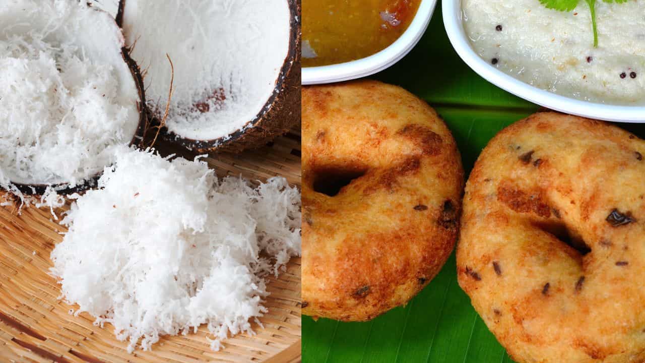 Recipe: ഉഴുന്നും വേണ്ട പരിപ്പും വേണ്ട! തേങ്ങയുണ്ടോ? മൊരിഞ്ഞ വട മിനിറ്റുകൾക്കുള്ളിൽ റെഡി Recipe: ഉഴുന്നും വേണ്ട പരിപ്പും വേണ്ട! തേങ്ങയുണ്ടോ? മൊരിഞ്ഞ വട മിനിറ്റുകൾക്കുള്ളിൽ റെഡി